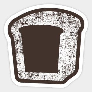 Cute Bread - Distressed Sticker